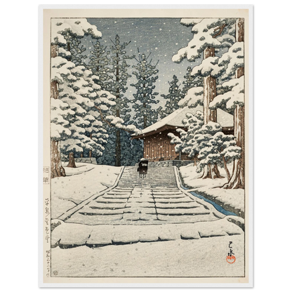 Hiraizumi Konjikido (Konjiki Hall at Hiraizumi) (1957) Art Print | Kawase Hasui-Quipham Collections