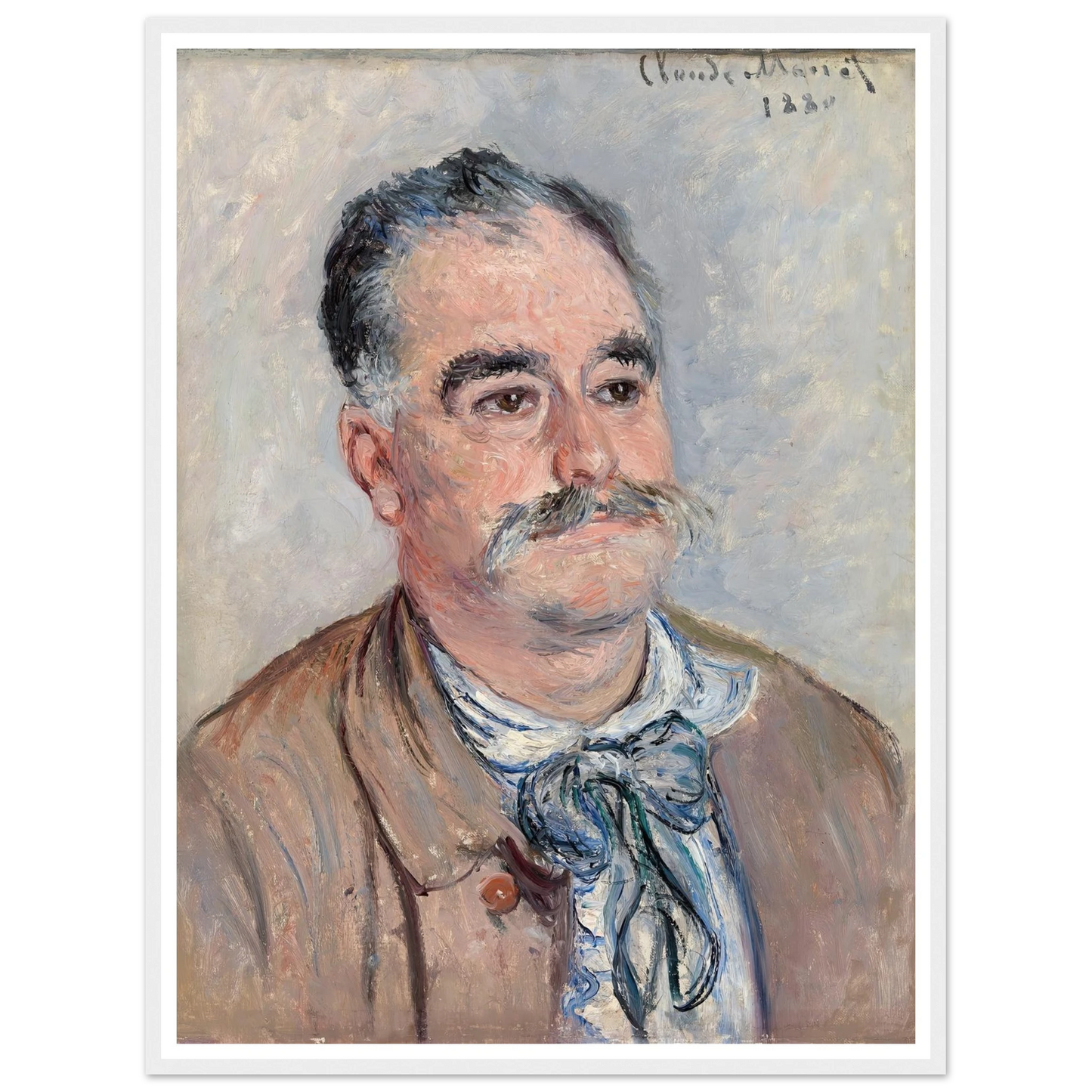 Monsieur Coqueret (Father) (1880) Art Print | Claude Monet-Quipham Collections