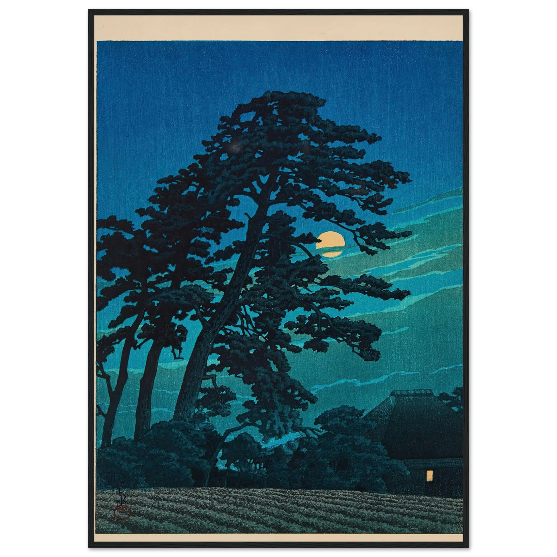 Magome no tsuki (Moon at Magome) (1930) Art Print | Kawase Hasui-Quipham Collections