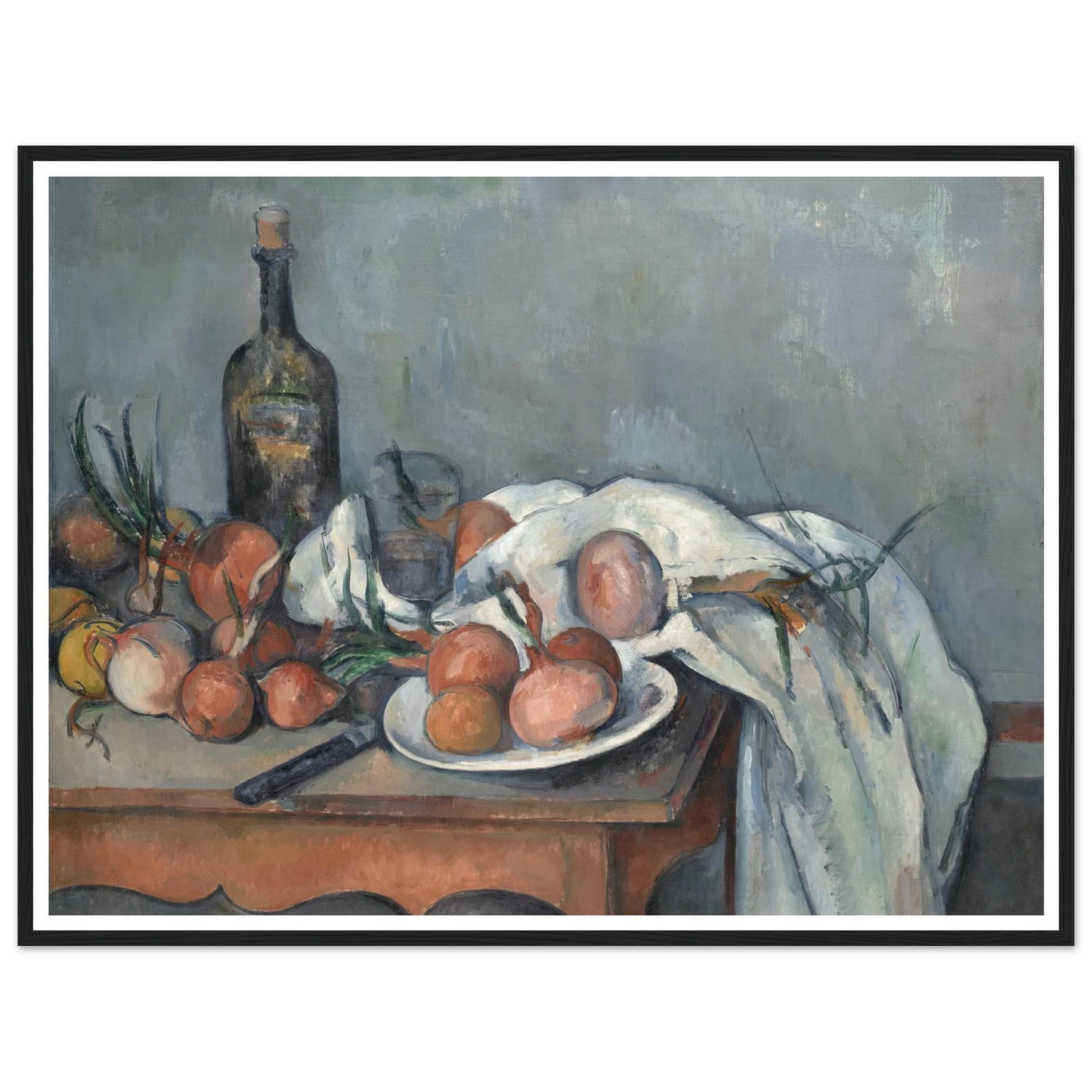 Still Life with Onions (1896 - 1898) Art Print | Paul Cezanne-Quipham Collections