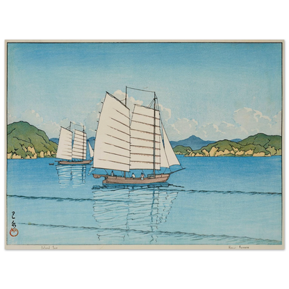 Inland Sea (1952) Art Print | Kawase Hasui-Quipham Collections