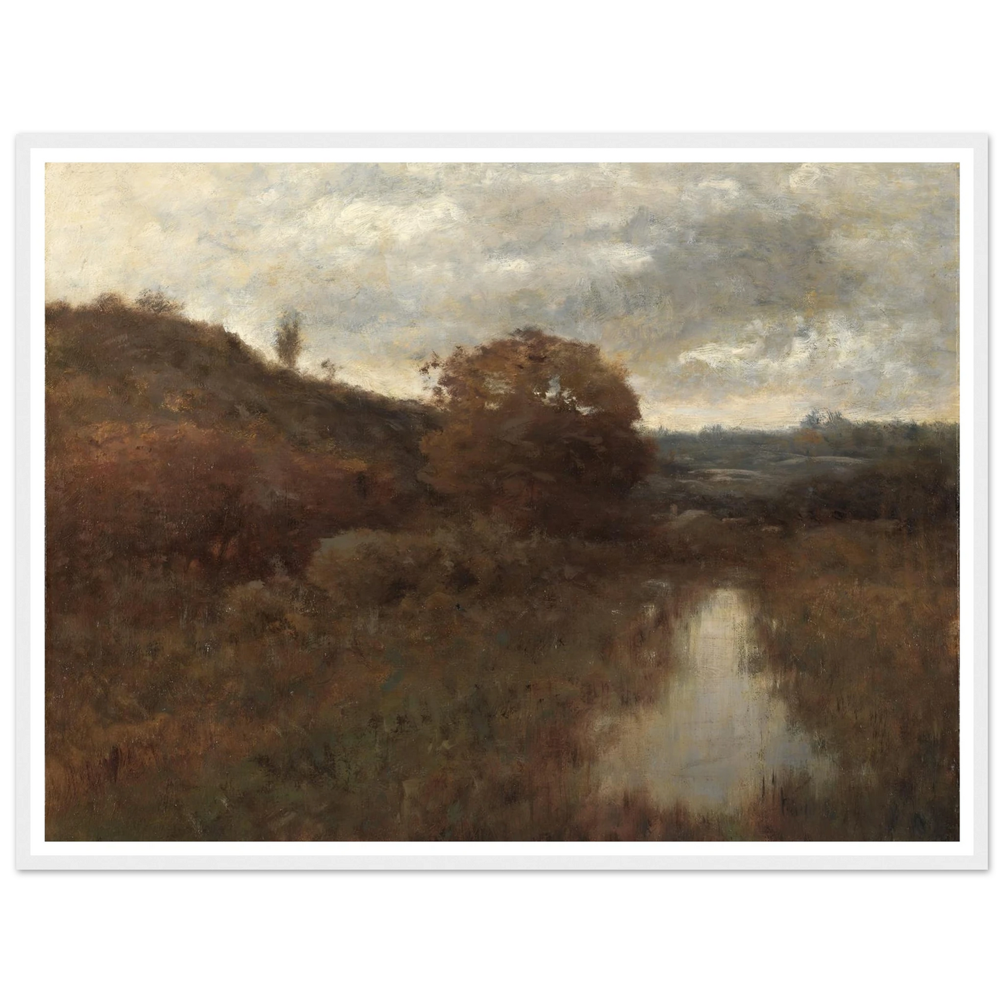 Autumn Landscape and Pool (1870s-1880s) Art Print | Alexander Helwig Wyant-Quipham Collections