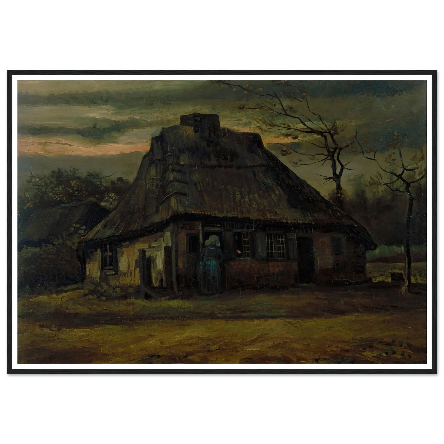 The cottage (1885) Art Print | Vincent van Gogh-Quipham Collections