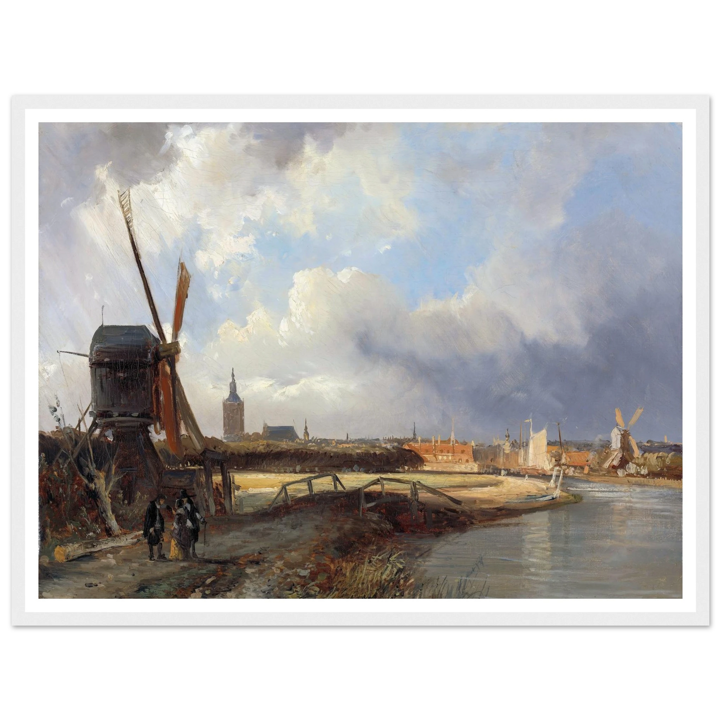 View of The Hague (c. 1850 - c. 1852) Art Print | Cornelis Springer-Quipham Collections