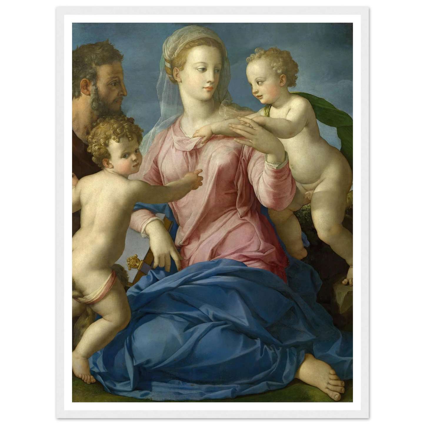The Holy Family with the Infant Saint John the Baptist (1540s) Art Print | Agnolo Bronzino-Quipham Collections
