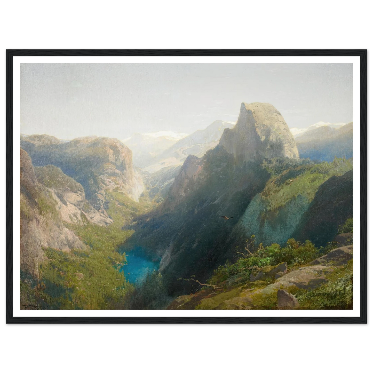 Mirror Lake, Yosemite (1874-1875) Art Print | Hermann Ottomar Herzog-Quipham Collections