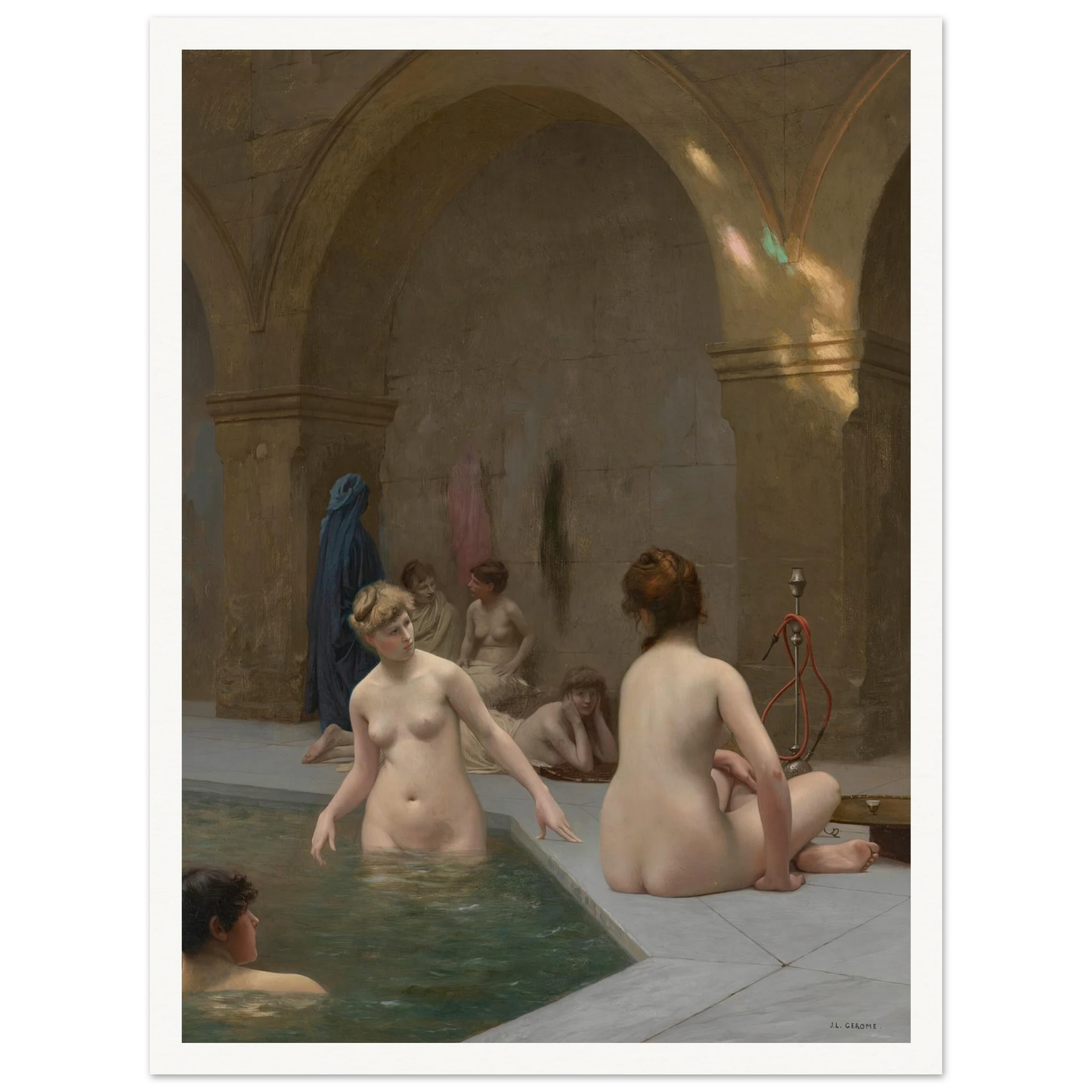 Baigneuses (1884) Art Print | Jean Leon Gerome-Quipham Collections