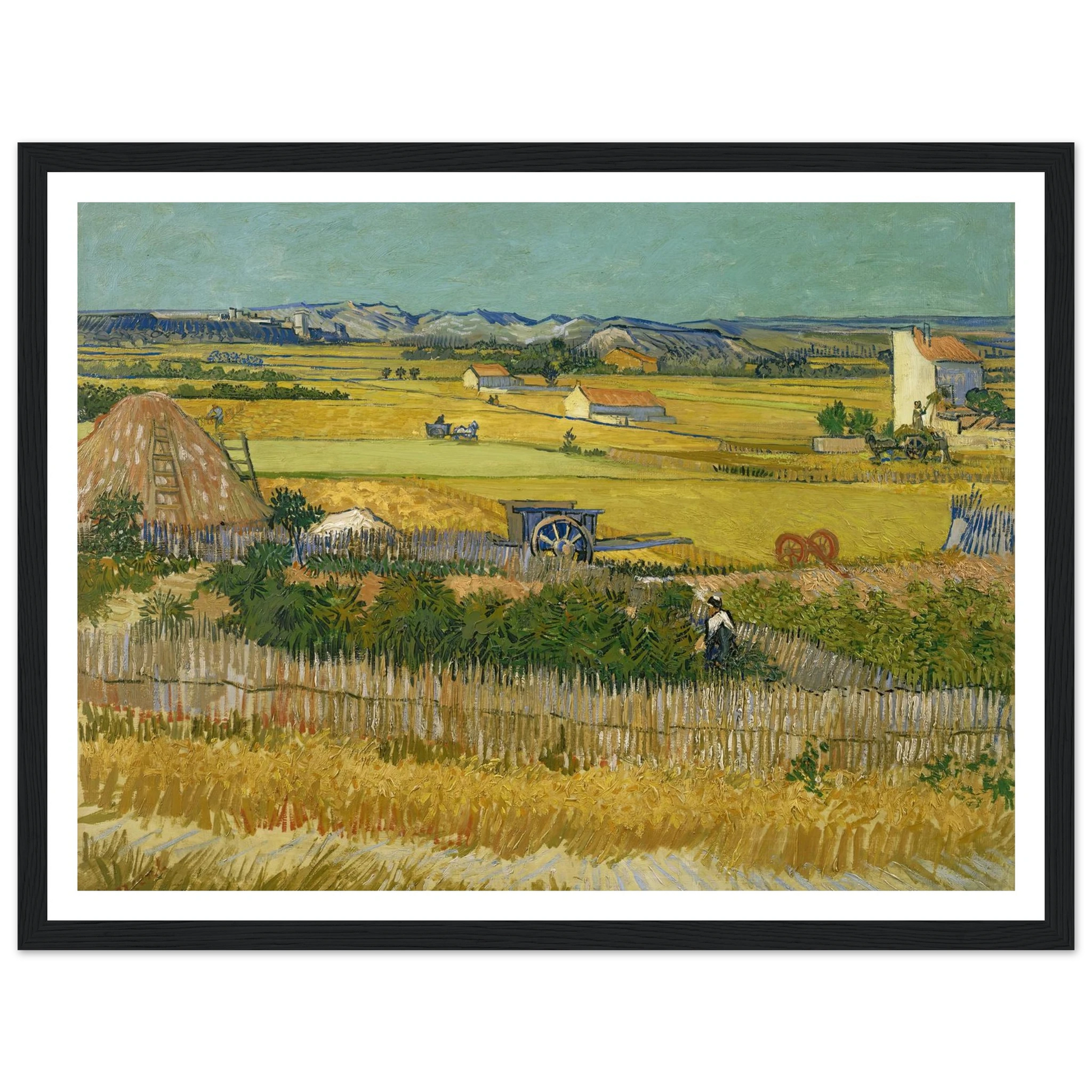 The harvest (1888) Art Print | Vincent van Gogh-Quipham Collections