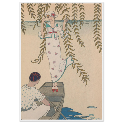 Midi Sur L’eau (1914) Art Print | George Barbier-Quipham Collections