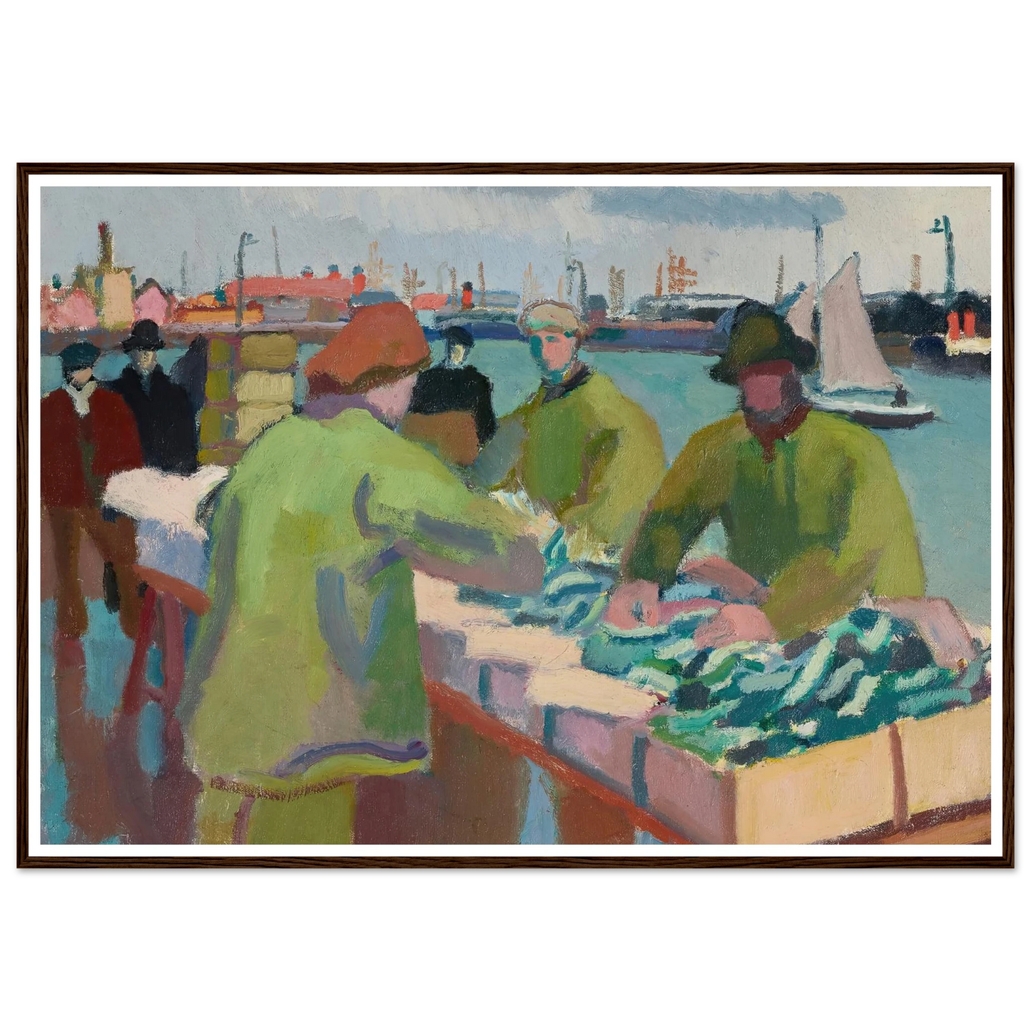 Le marché aux poissons (1904-1905) Art Print | Raoul Dufy-Quipham Collections