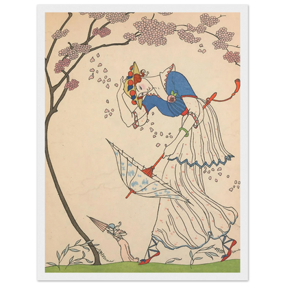 Le Coup de Vent (1914) Art Print | George Barbier-Quipham Collections