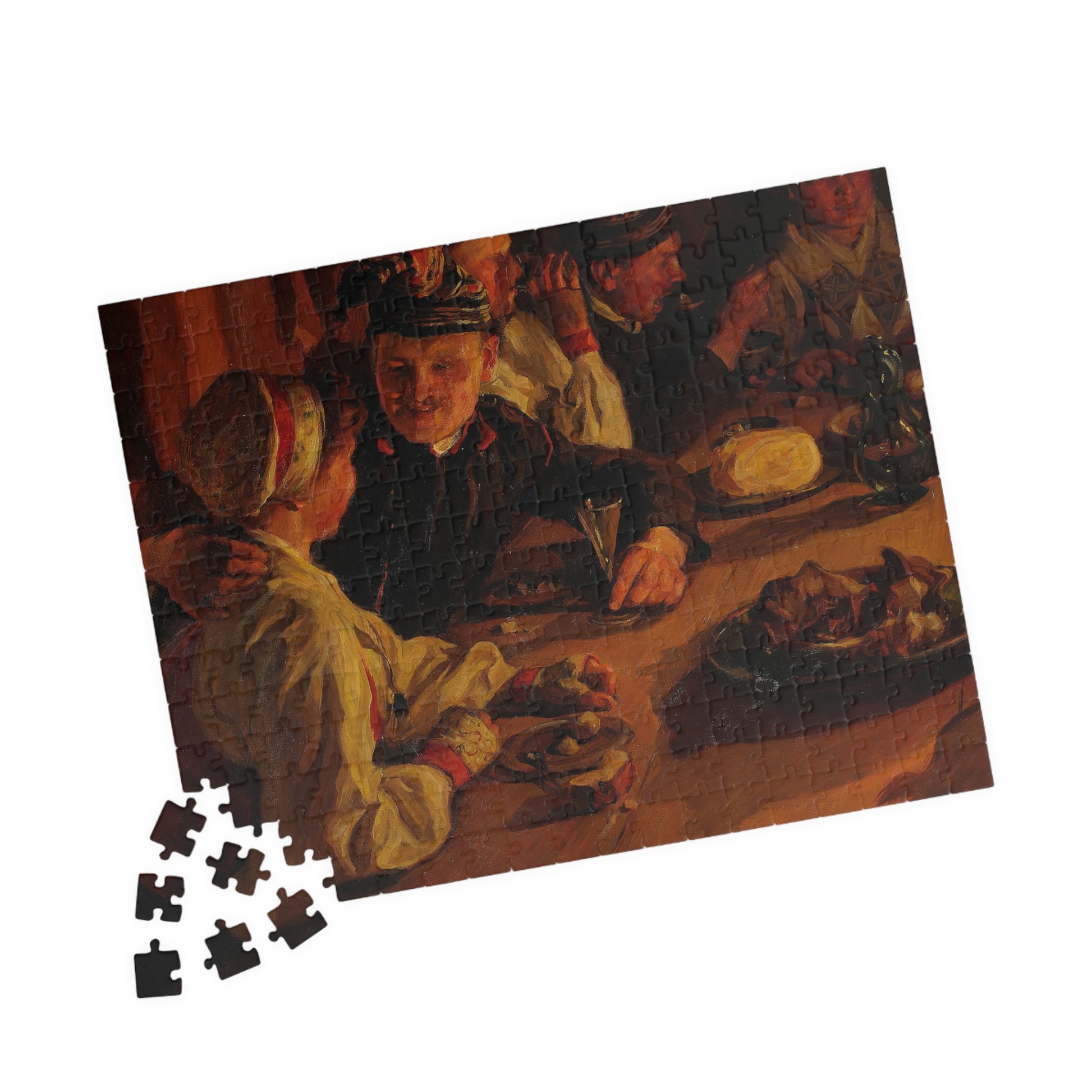 Emerik Stenberg-Julagille i Dalarna Puzzle | Emerik Stenber - - 252 pcs (Horizontal) - 