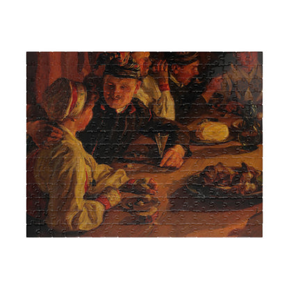 Emerik Stenberg-Julagille i Dalarna Puzzle | Emerik Stenber - - 252 pcs (Horizontal) - 