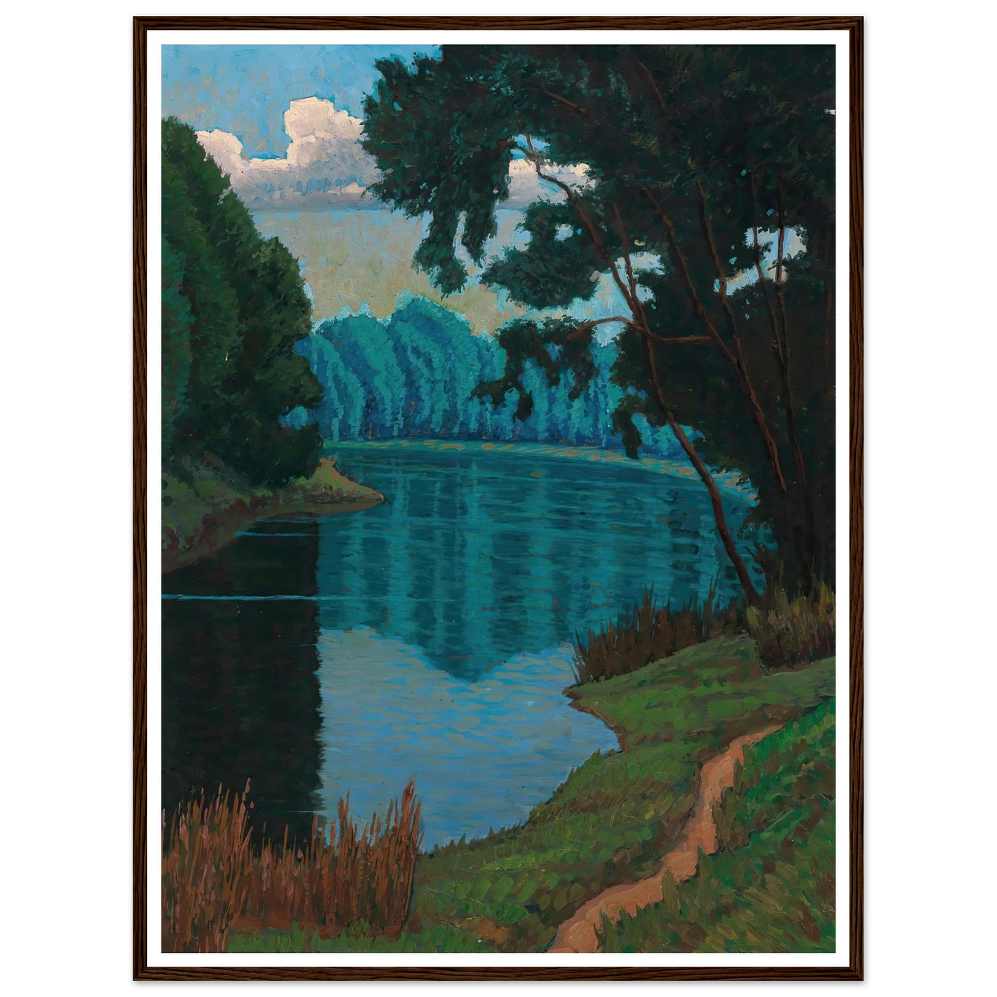 Engllacke Art Print | Max Kahrer - Framed Poster - 30x40 cm / 12x16″ - Black frame