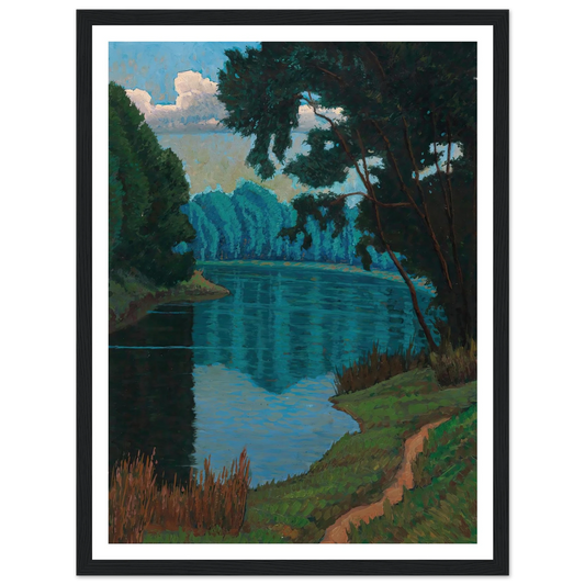 Engllacke Art Print | Max Kahrer - Framed Poster - 30x40 cm / 12x16″ - Black frame