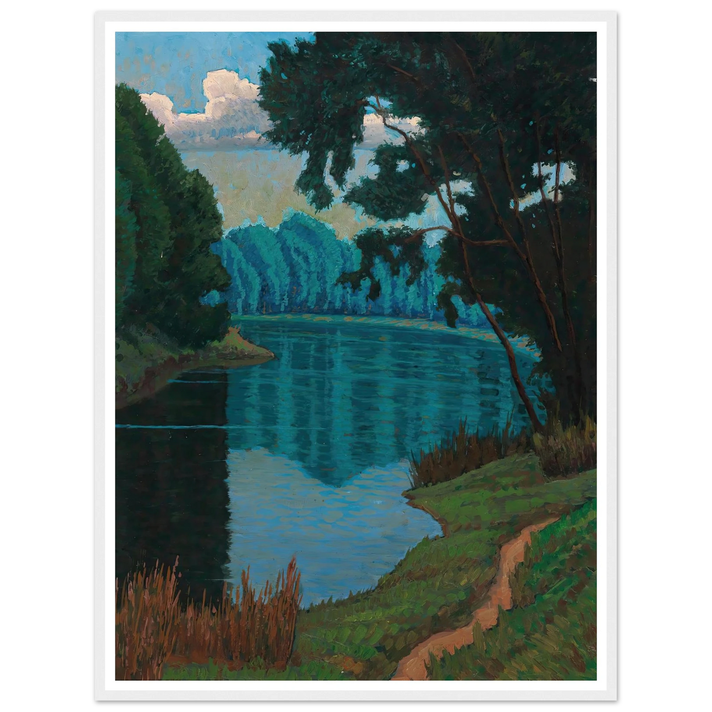 Engllacke Art Print | Max Kahrer - Framed Poster - 30x40 cm / 12x16″ - Black frame