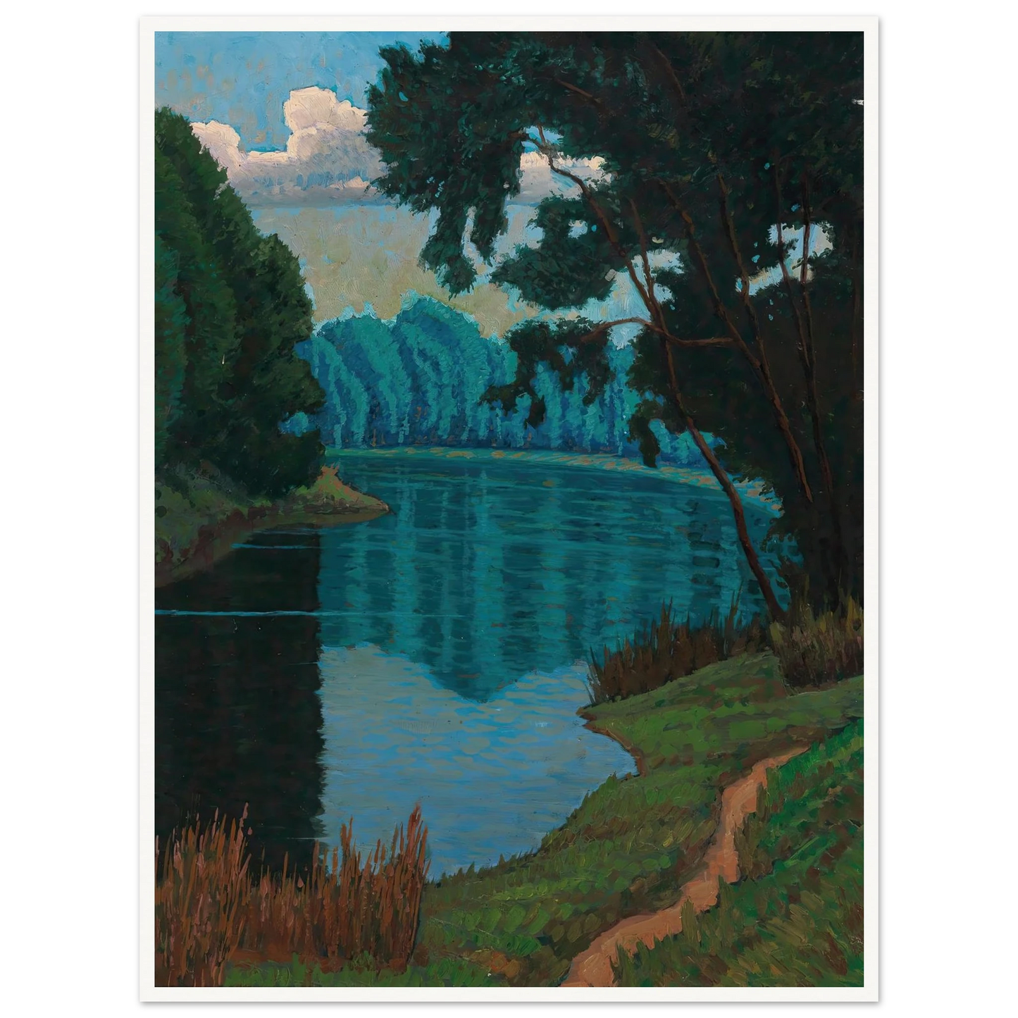 Engllacke Art Print | Max Kahrer - Framed Poster - 30x40 cm / 12x16″ - Black frame