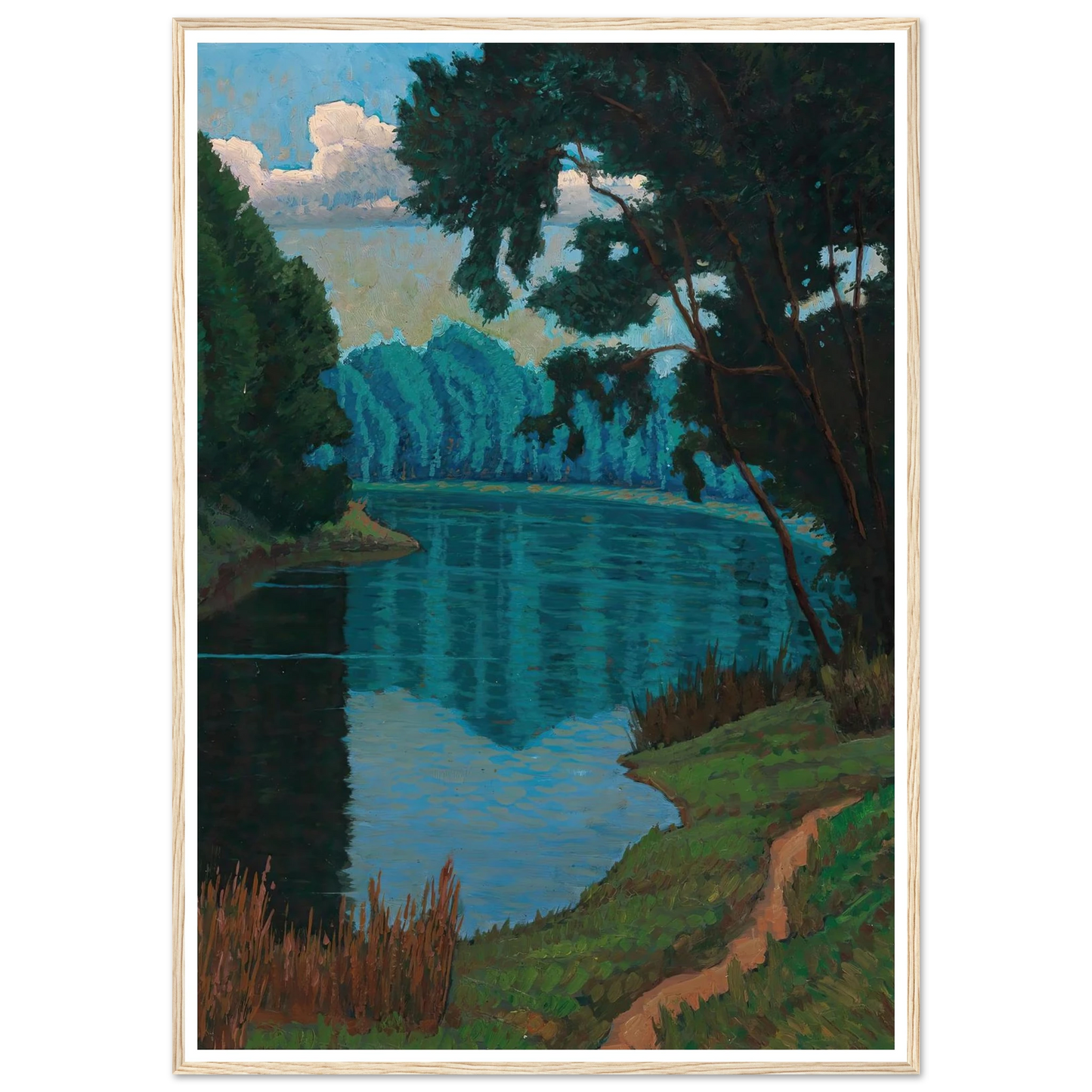 Engllacke Art Print | Max Kahrer - Framed Poster - 30x40 cm / 12x16″ - Black frame