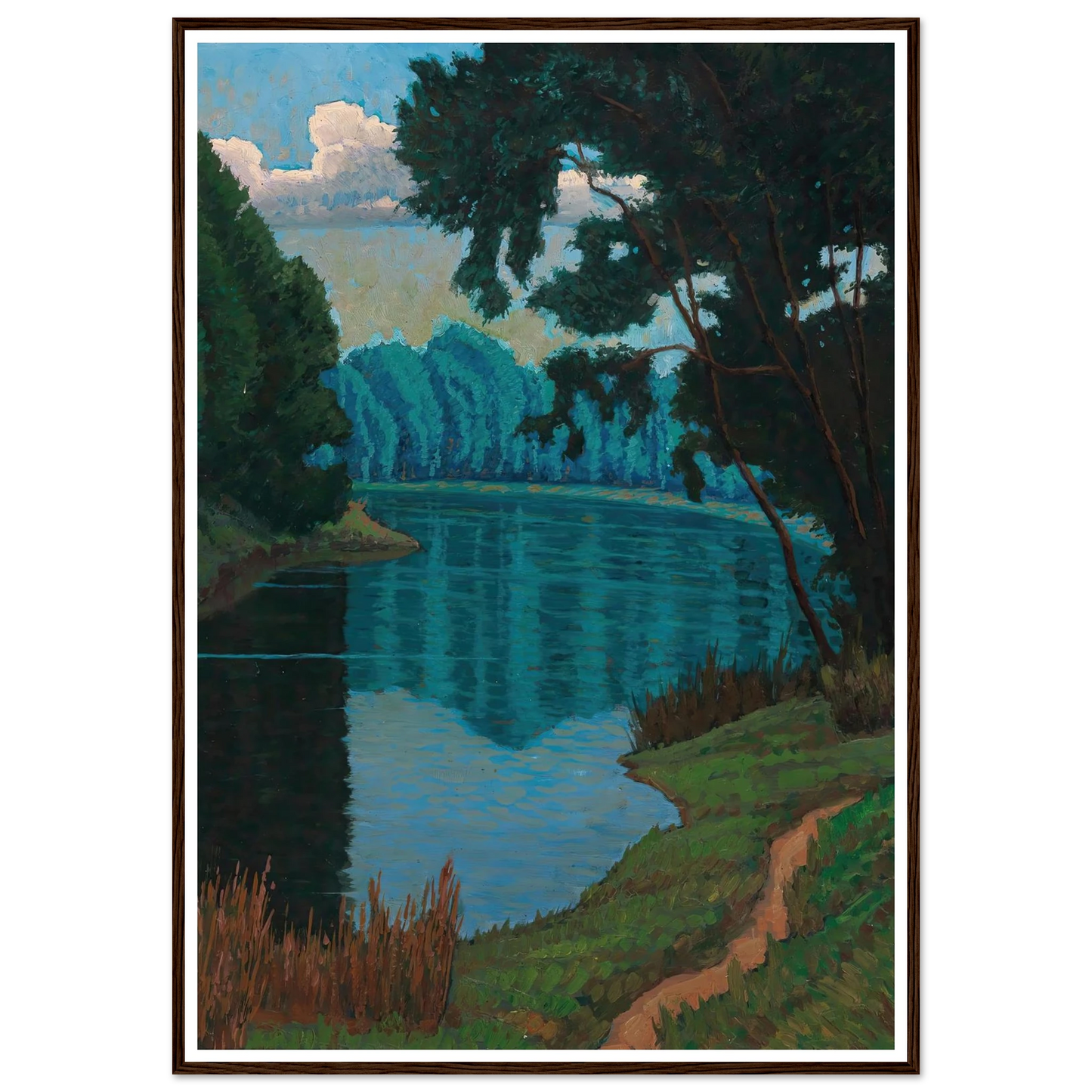 Engllacke Art Print | Max Kahrer - Framed Poster - 30x40 cm / 12x16″ - Black frame