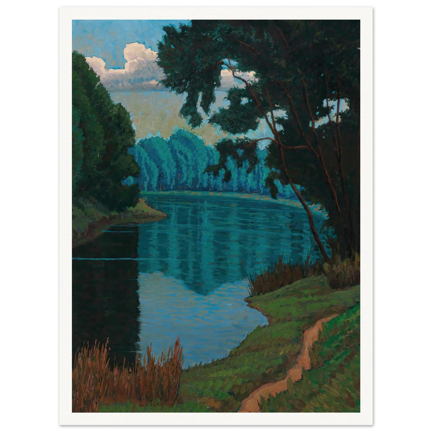 Engllacke Art Print | Max Kahrer - Framed Poster - 30x40 cm / 12x16″ - Black frame