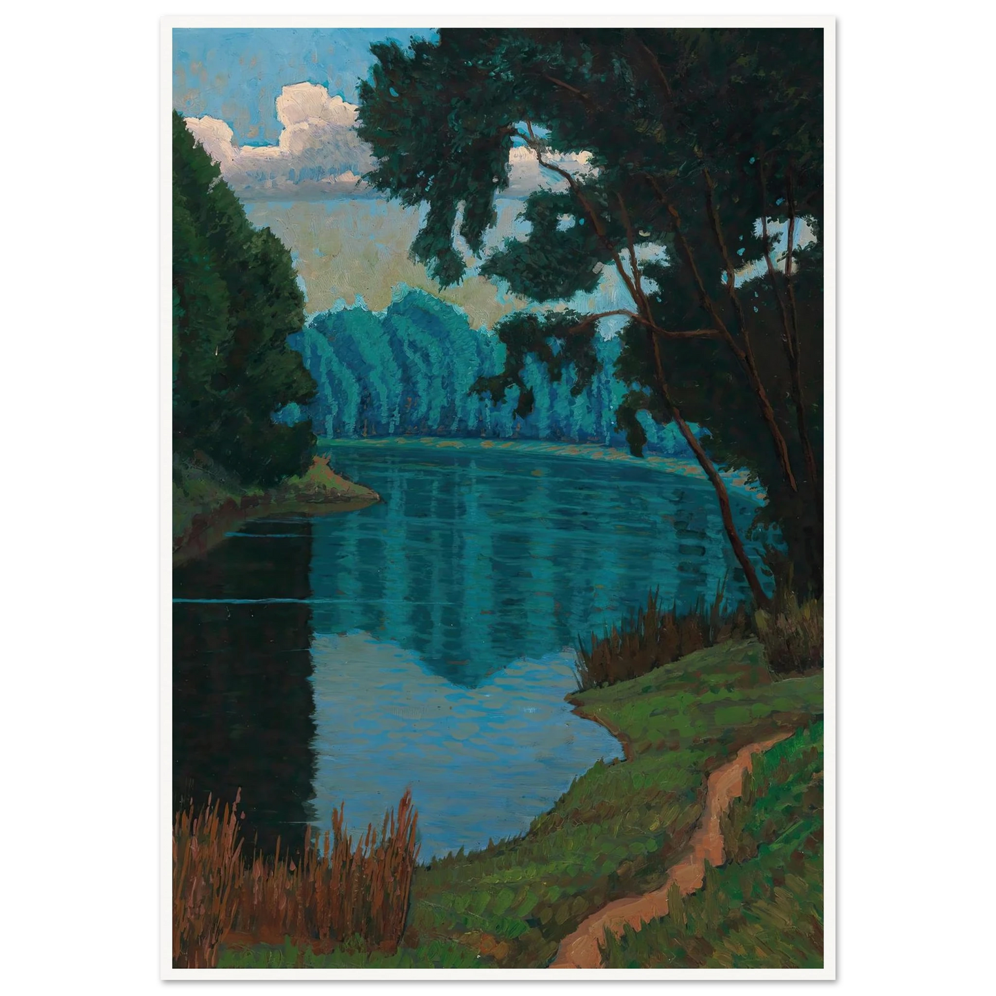 Engllacke Art Print | Max Kahrer - Framed Poster - 30x40 cm / 12x16″ - Black frame