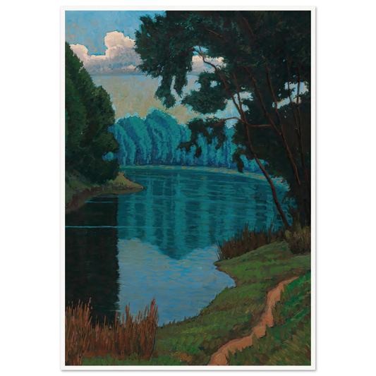 Engllacke Art Print | Max Kahrer - Framed Poster - 30x40 cm / 12x16″ - Black frame