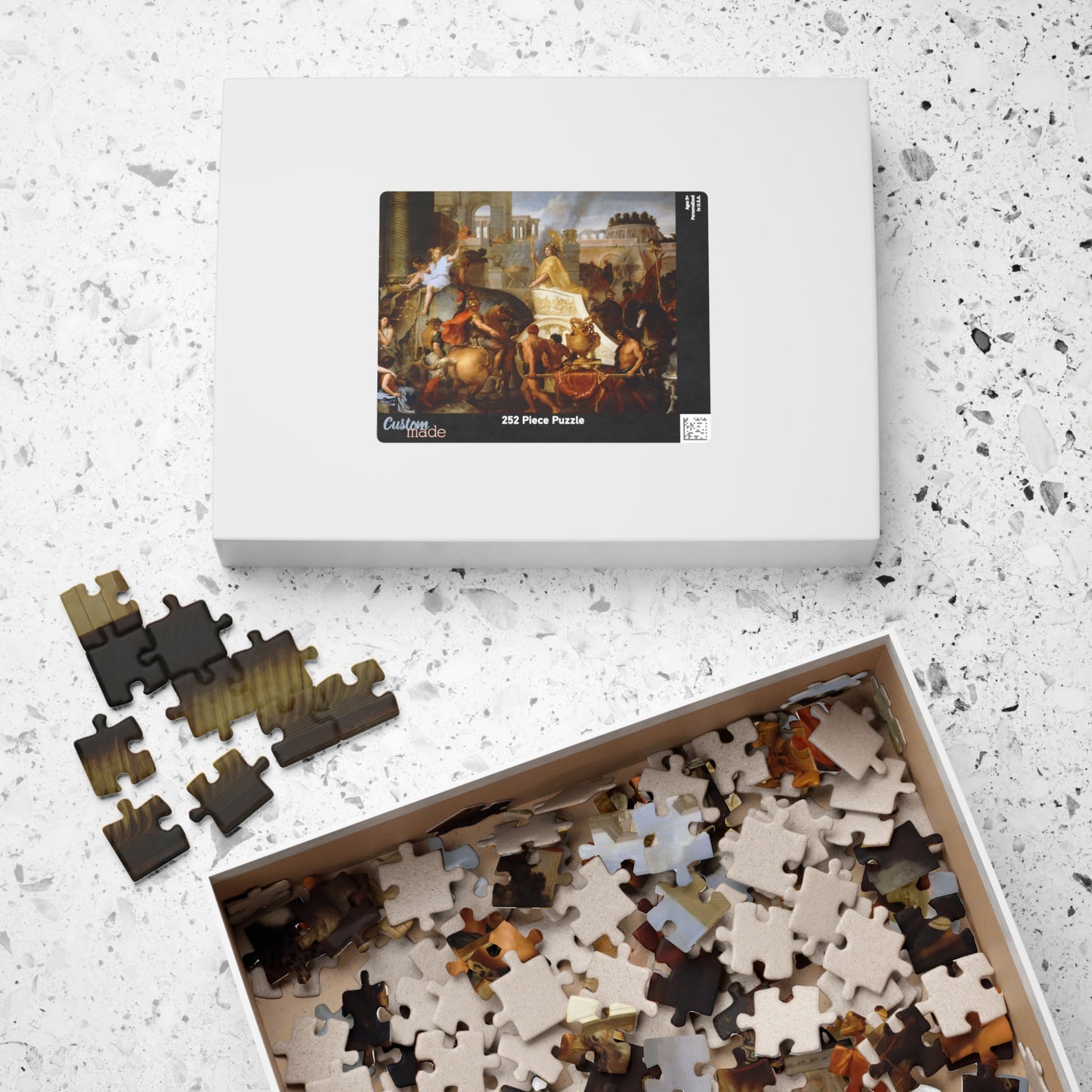 Entry of Alexander in Babylon Puzzle | Charles Le Brun - - 252 pcs (Horizontal) - 