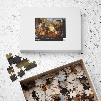 Entry of Alexander in Babylon Puzzle | Charles Le Brun - - 252 pcs (Horizontal) - 