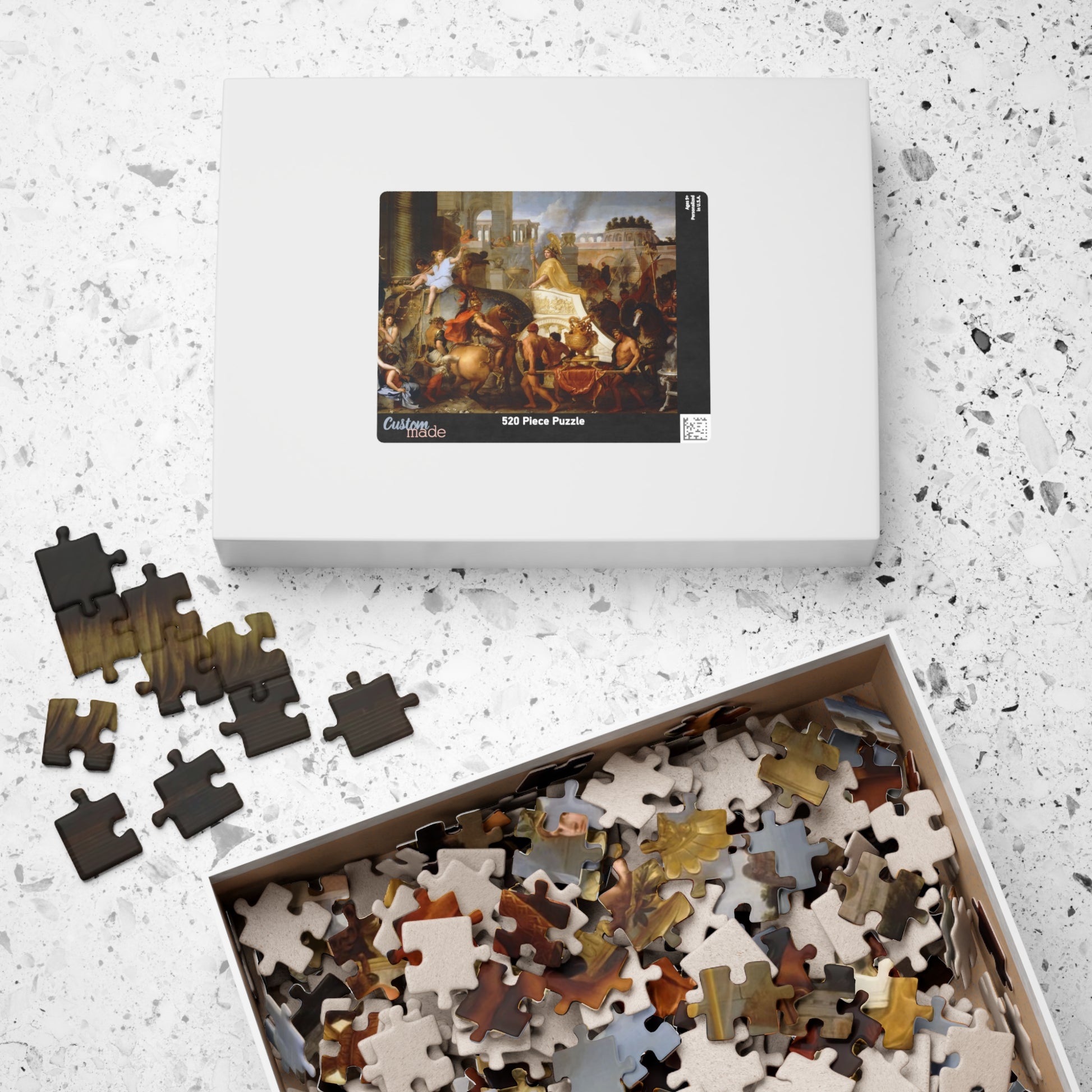 Entry of Alexander in Babylon Puzzle | Charles Le Brun - - 252 pcs (Horizontal) - 