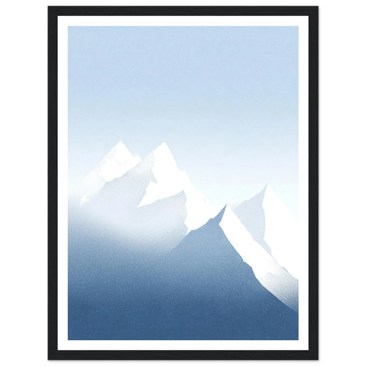 Everest The Ultimate Ascent - Framed Poster - 30x40 cm / 12x16″ - Black frame