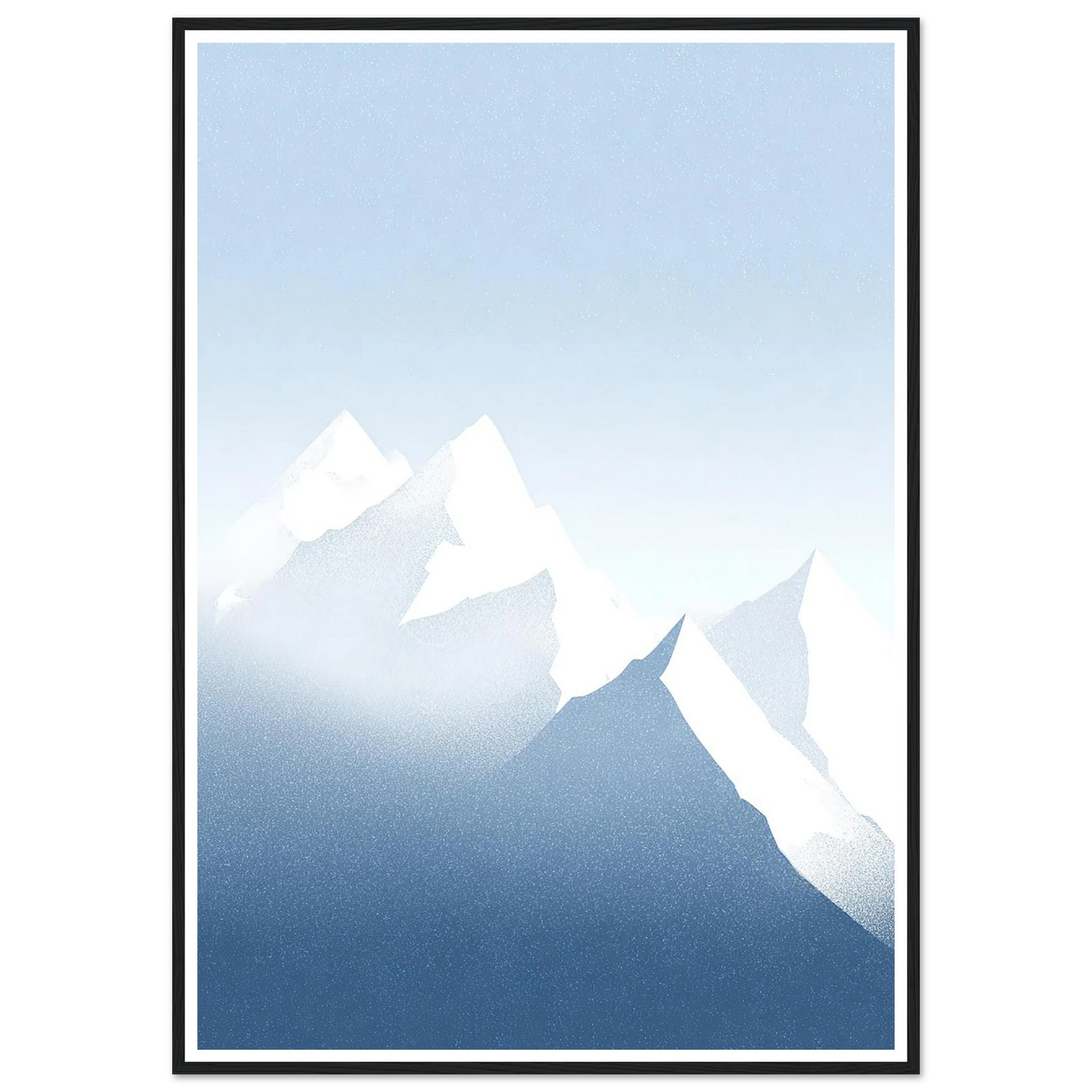 Everest The Ultimate Ascent - Framed Poster - 30x40 cm / 12x16″ - Black frame
