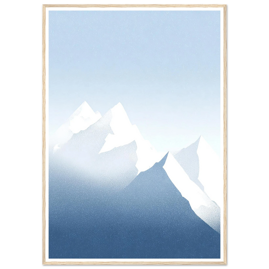 Everest The Ultimate Ascent - Framed Poster - 30x40 cm / 12x16″ - Black frame