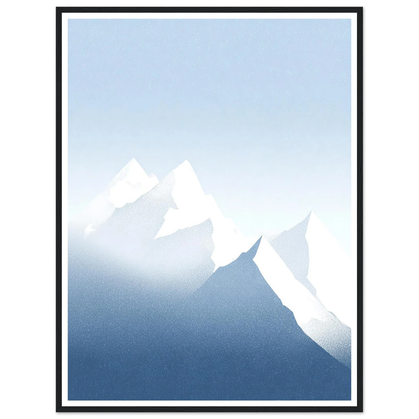 Everest The Ultimate Ascent - Framed Poster - 30x40 cm / 12x16″ - Black frame
