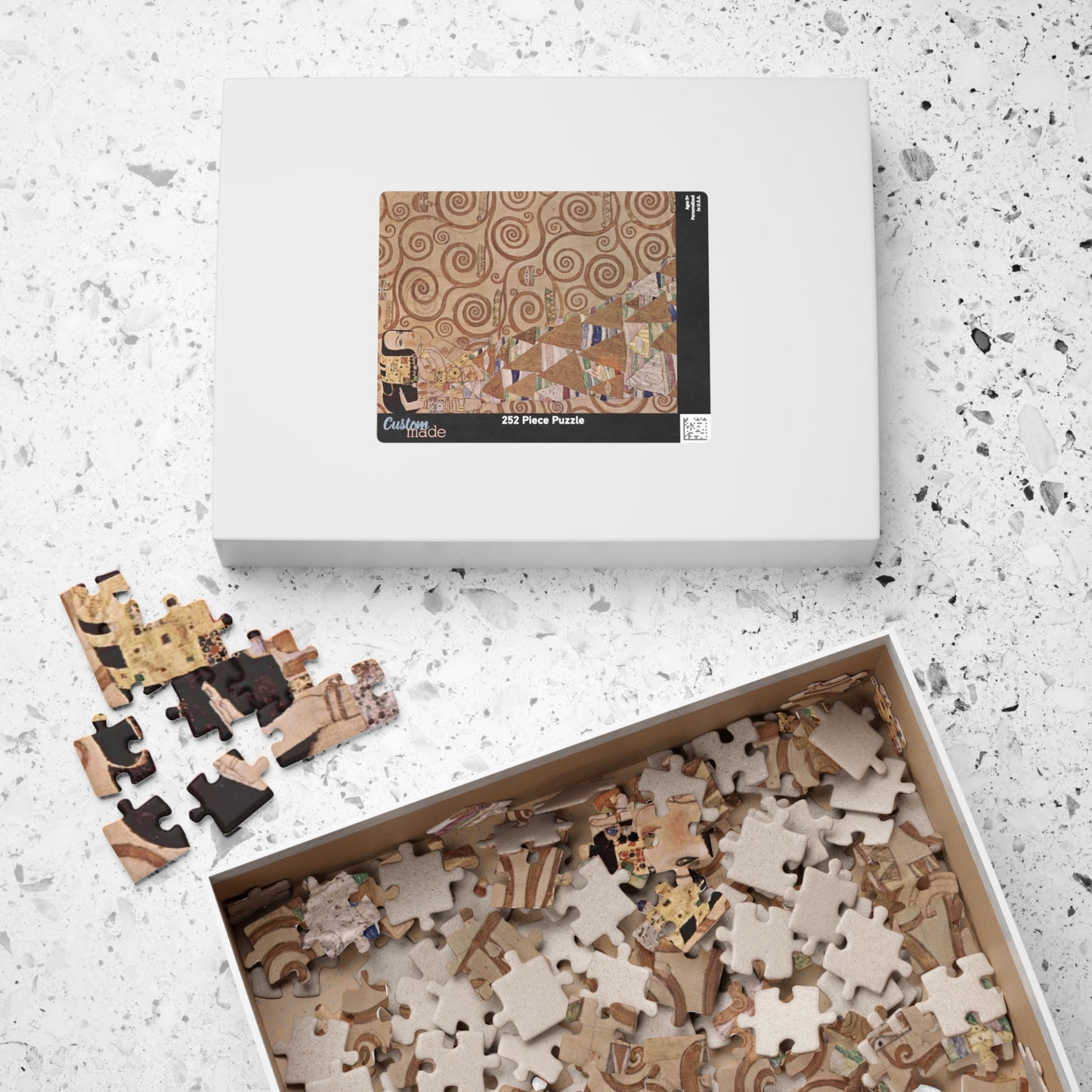 Expectation (from Tree of Life) Puzzle | Gustav Klimt - - 252 pcs (Vertical) - 