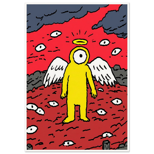 Eyes of the Night Sky - Framed Poster - 30x40 cm / 12x16″ - Black frame