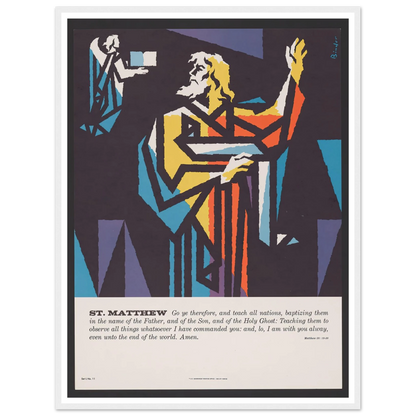 St. Matthew (1962) Art Print | Joseph Binder-Quipham Collections