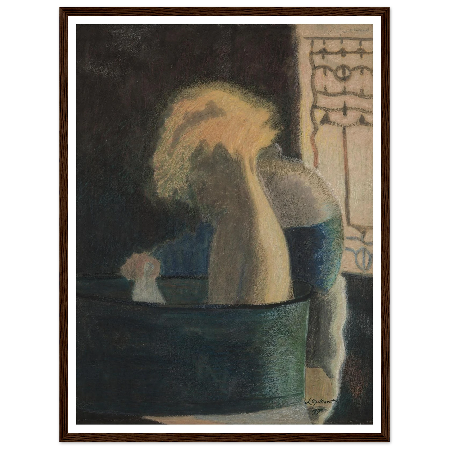 Het bad (1917) Art Print | Leon Spilliaert-Quipham Collections