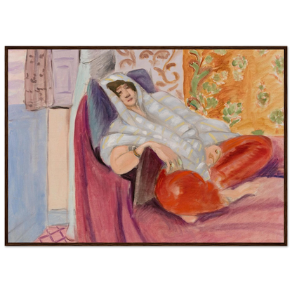 Woman Reclining (1921) Art Print | Henri Matisse-Quipham Collections