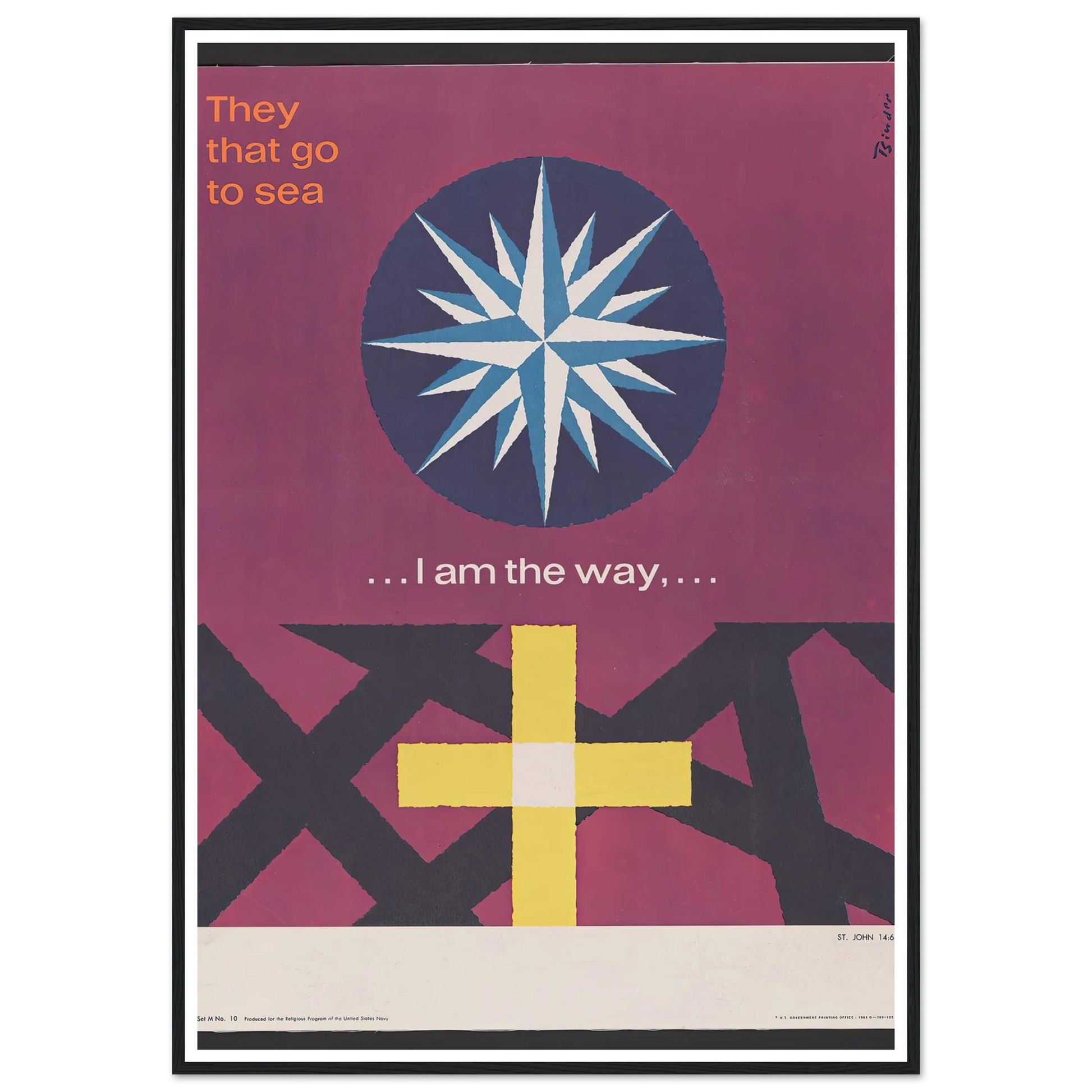 I am the way… St. John 14_6 (1963) Art Print | Joseph Binder-Quipham Collections