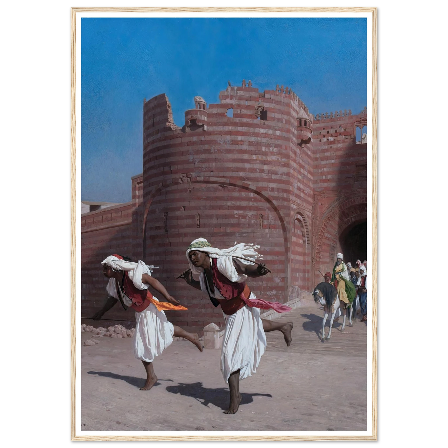 The runners of the Pasha (1867) Art Print | Jean Leon Gerome-Quipham Collections