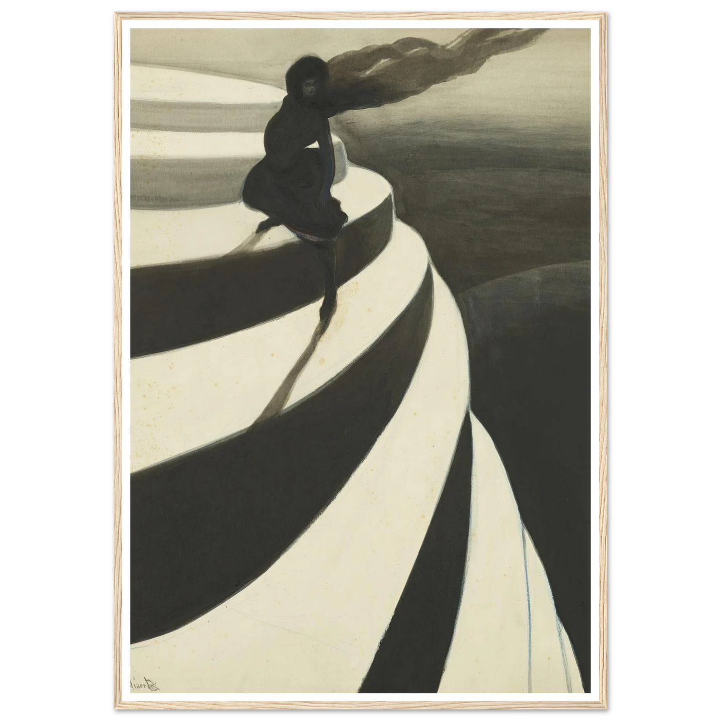 Vertigo (1908) Art Print | Leon Spilliaert-Quipham Collections