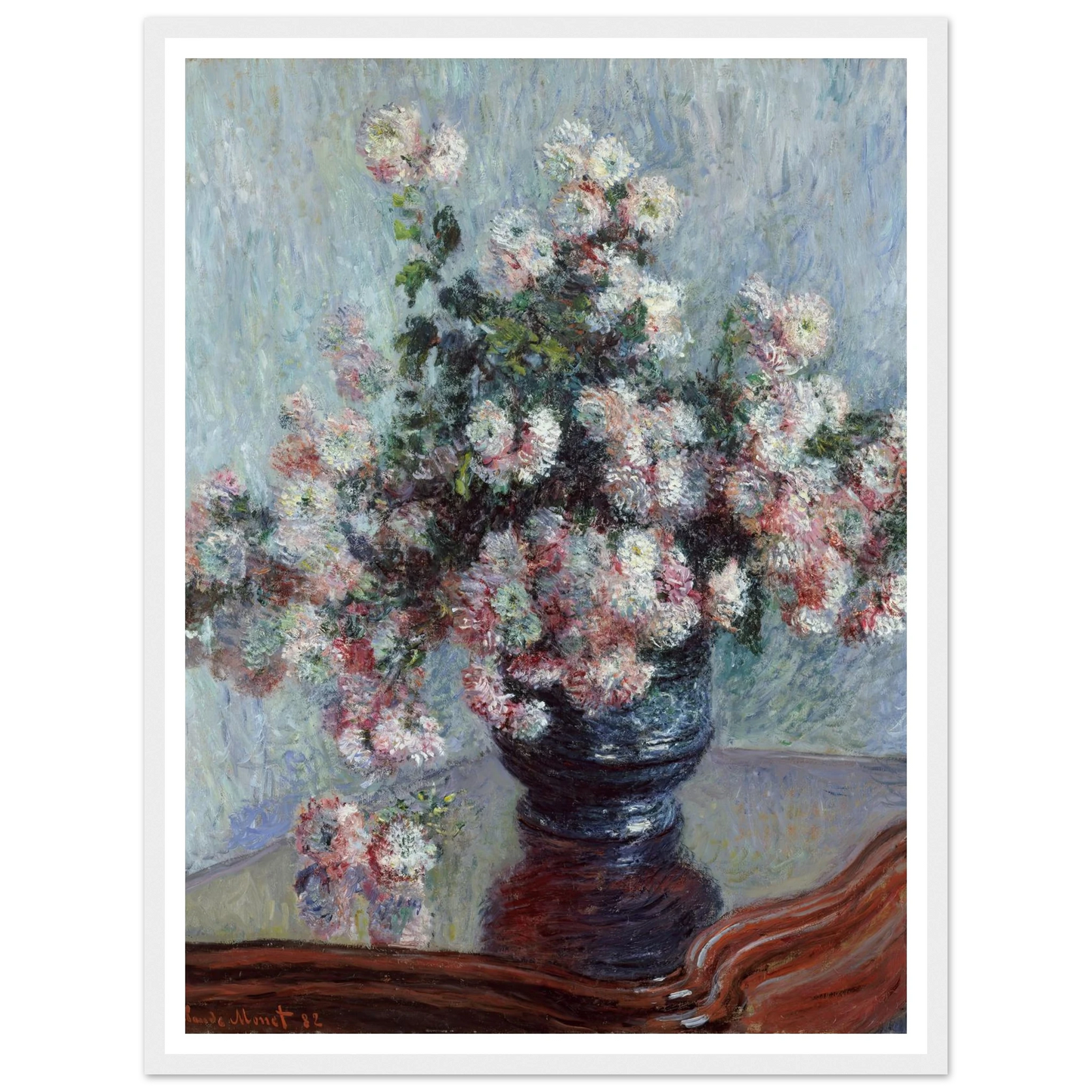 Chrysanthemums (1882) Art Print | Claude Monet-Quipham Collections