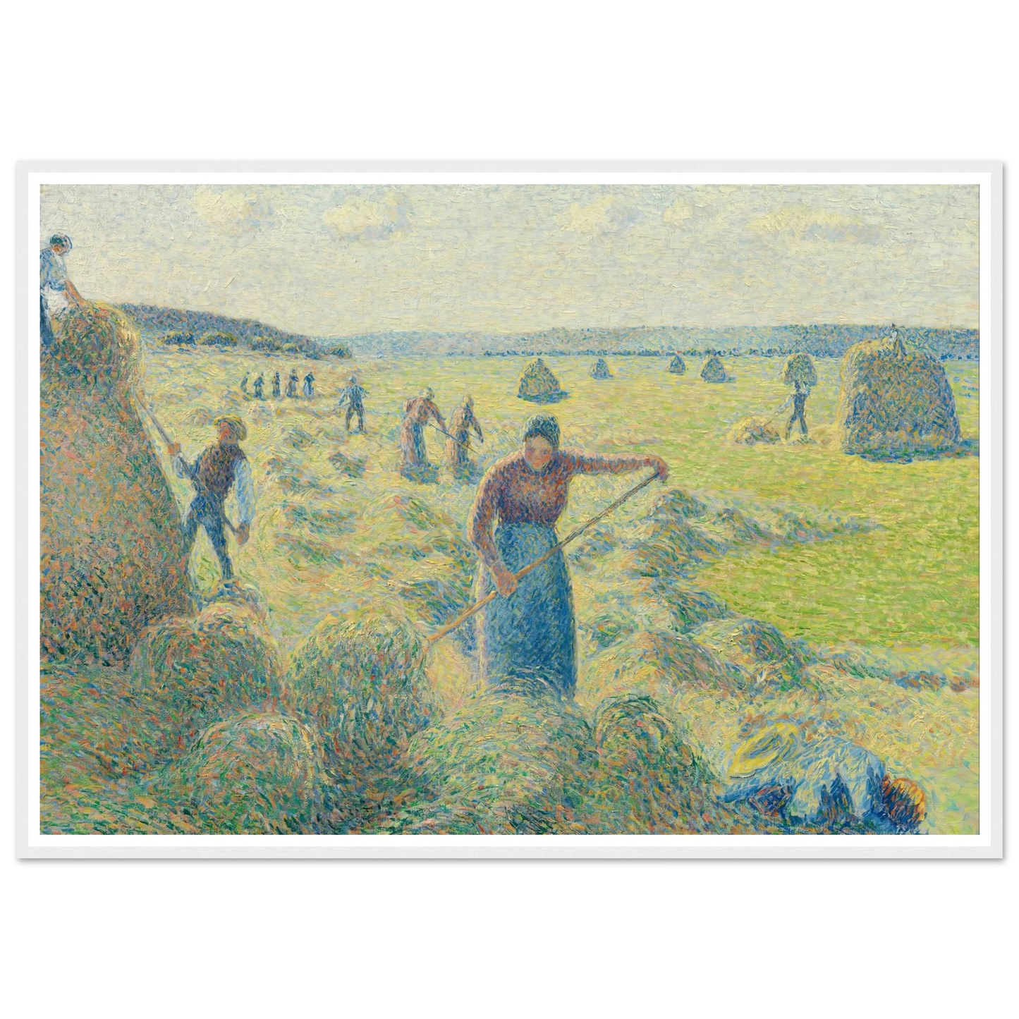 La Récolte des Foins, Éragny Art Print | Camille Pissarro-Quipham Collections