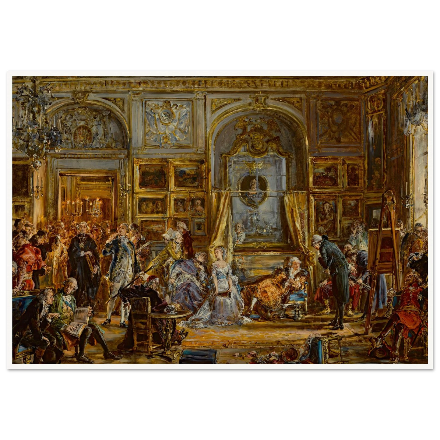 Constitution of the 3 May. Four-Year Seym. Commission of Education. Partition 1795 AD, from the series “History of Civilization in Poland” (1888) Art Print | Jan Matejko-Quipham Collections