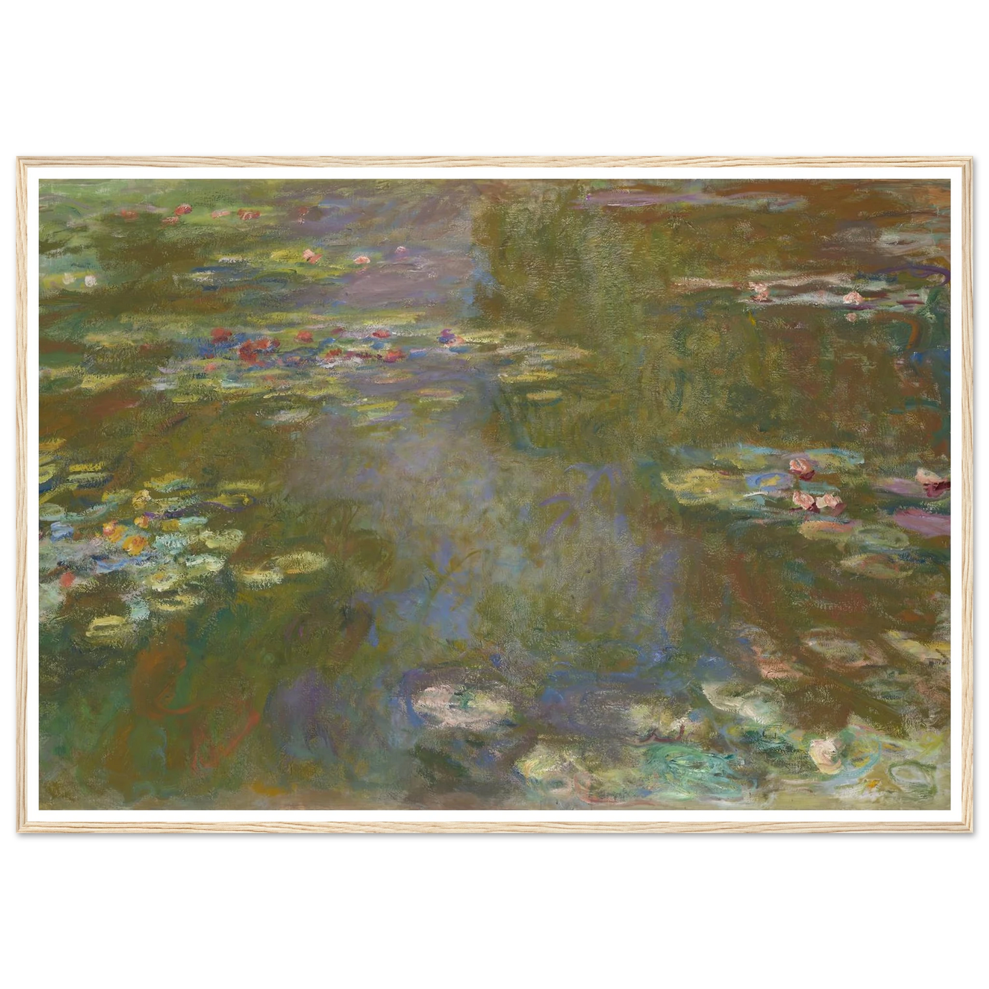 Water Lily Pond (1917-19) Art Print | Claude Monet-Quipham Collections