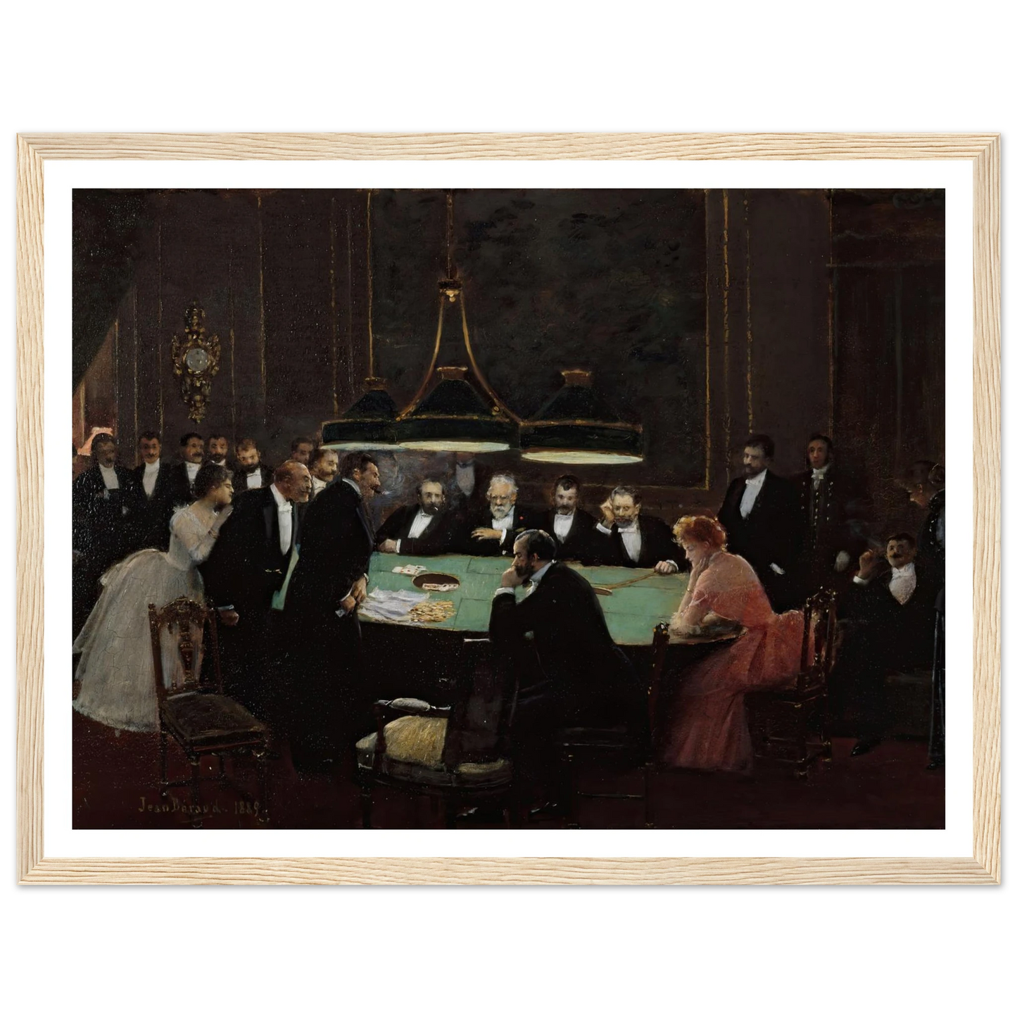 La salle de jeu (1889) Art Print | Jean Beraud-Quipham Collections
