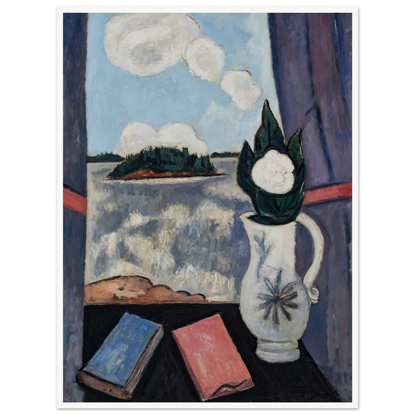 Summer Sea Window (circa 1939-40) Art Print | Marsden Hartley-Quipham Collections