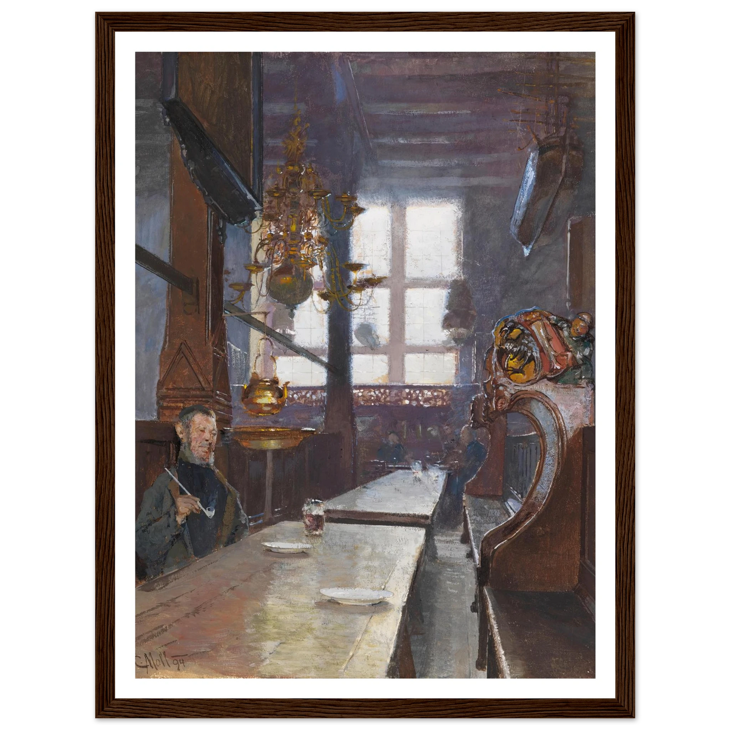 Schifferhaus in Lübeck (1894) Art Print | Carl Moll-Quipham Collections