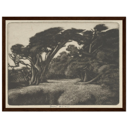 Cypress Bower (1920) Art Print | Ernest Haskell-Quipham Collections