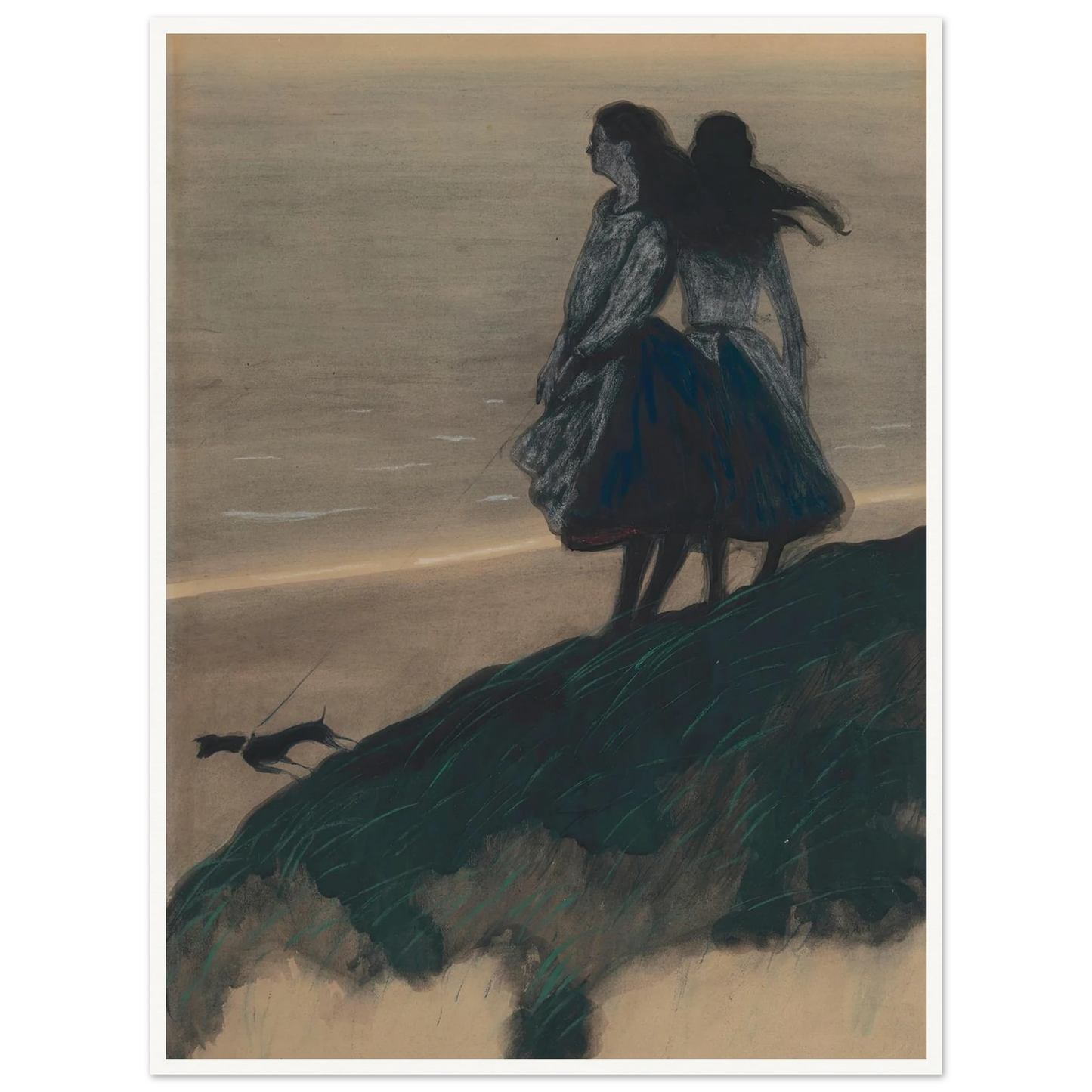 Girls on a Dune Art Print | Leon Spilliaert-Quipham Collections